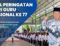 Apel Peringatan Hari Guru Nasional ke 77 Tahun 2022