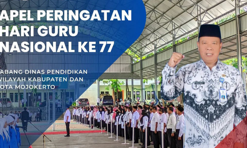 Apel Peringatan Hari Guru Nasional ke 77 Tahun 2022