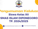 Pengumuman Kelulusan Kelas XII TP. 2024/2025